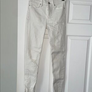 All Saints Ivory Skinny Jeans